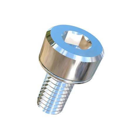 Allied Titanium M3-0.50 Socket Head Cap Screw, Socket, Plain Titanium, 6 mm Length 0052686